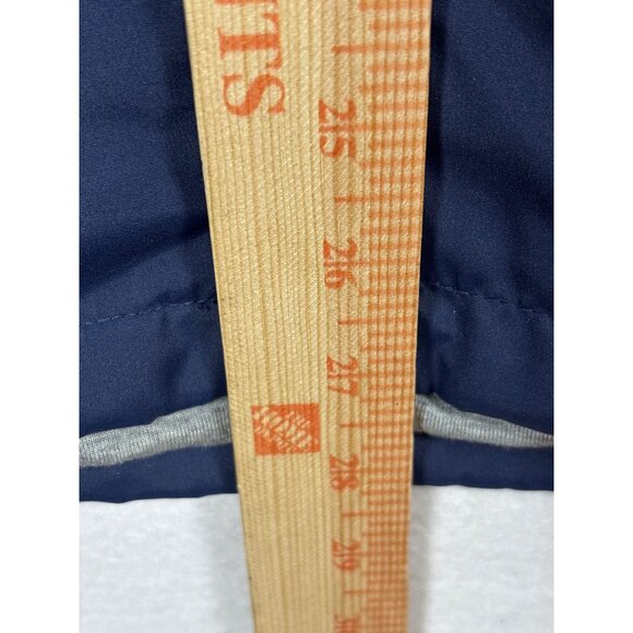 Yale Navy Blue Windbreaker Jacket With Zip Front & Elastic Cuffs XL - Picture 4 of 12